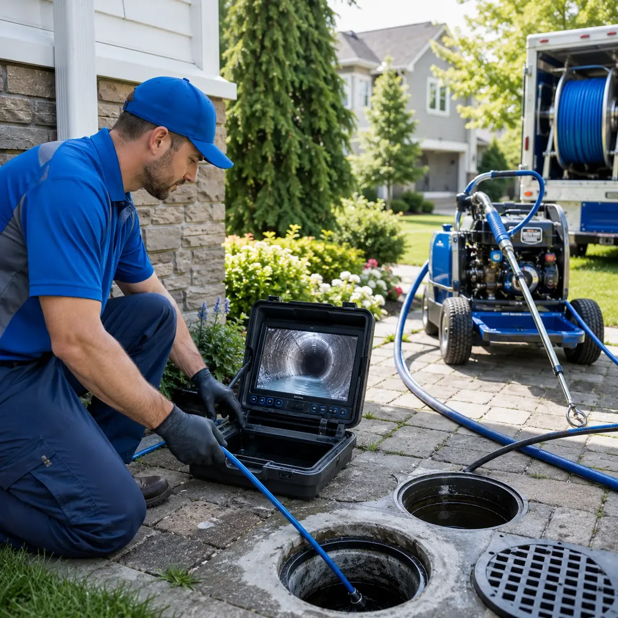 Outdoor drain cleaning professionals serving Downs, KS